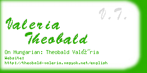 valeria theobald business card